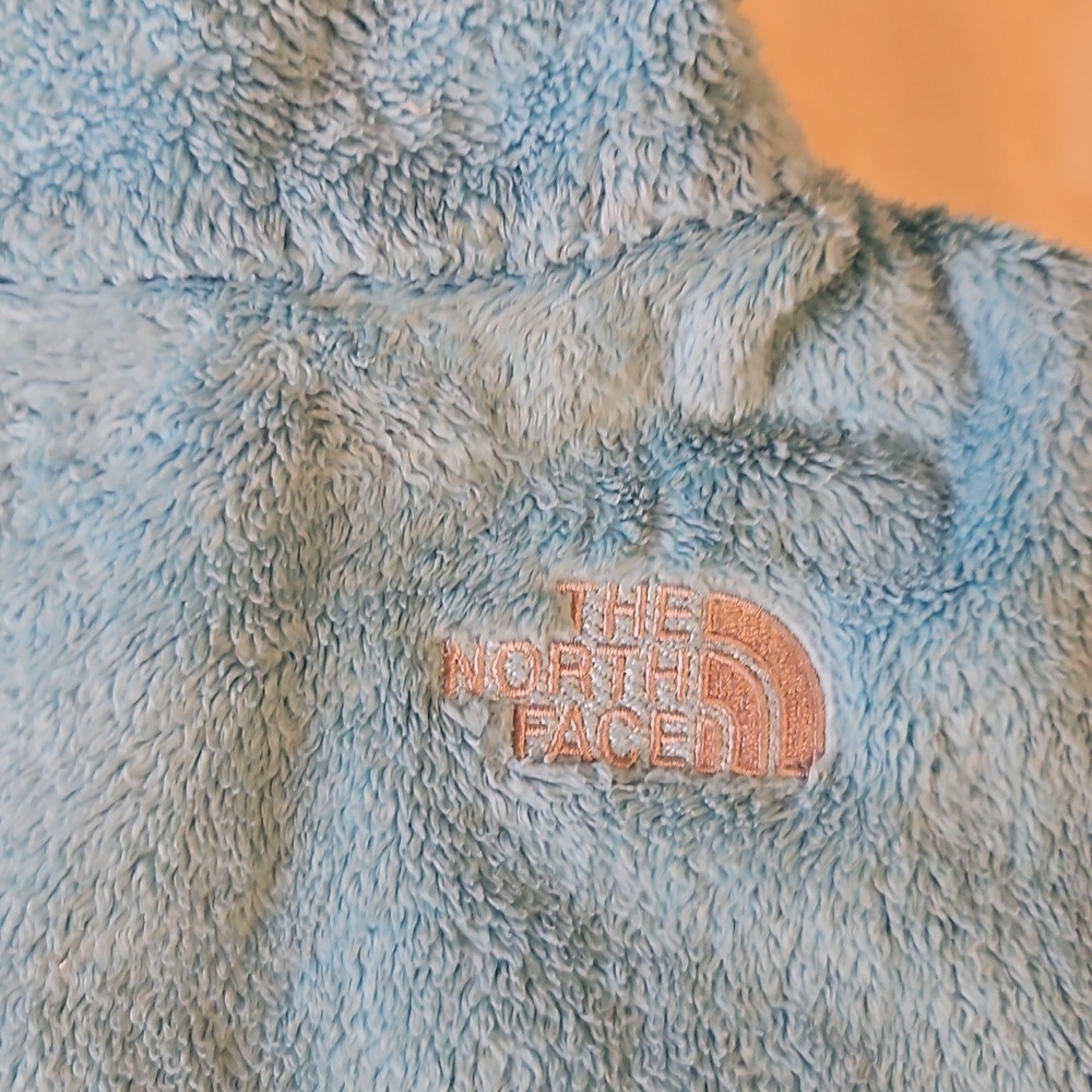 The North Face Womens Osito Full Zip Fleece Jacket Bright Blue/Teal XS - Picture 6 of 7